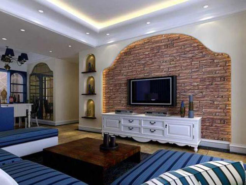 地中海背景墻裝飾 突顯個(gè)性、品味