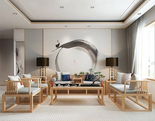 新中式辦公家具打造賦有中國(guó)傳統(tǒng)韻味的居家特色