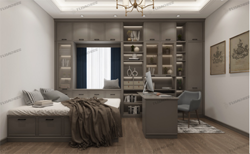 兔寶寶整體衣柜，讓平淡生活變得藝術(shù)化