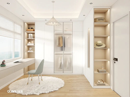 全友全屋定制案例丨87㎡奶油風(fēng)兩居，實(shí)用又精致!