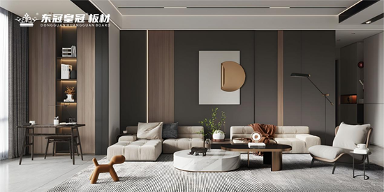 高端板材選東冠皇冠板材丨大師級(jí)工藝設(shè)計(jì)，打造奢感美學(xué)空間